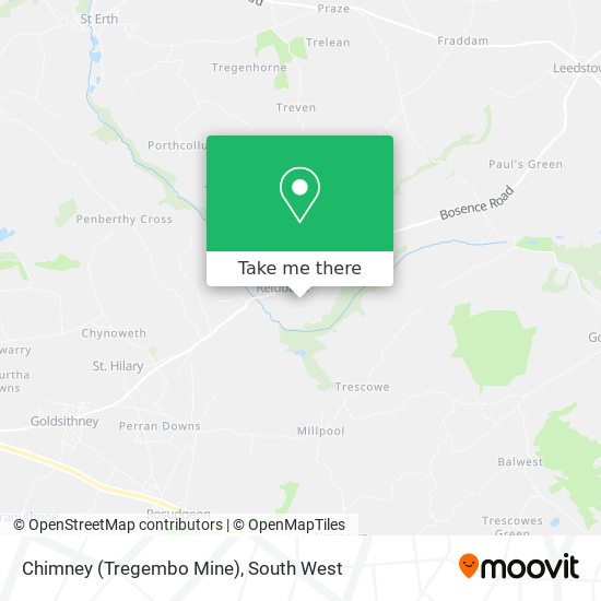 Chimney (Tregembo Mine) map