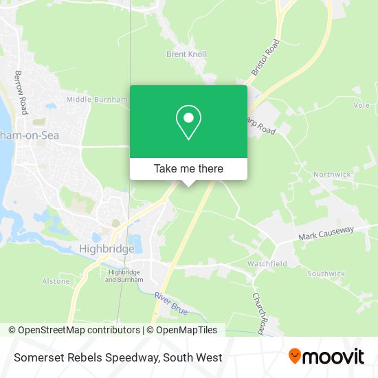 Somerset Rebels Speedway map