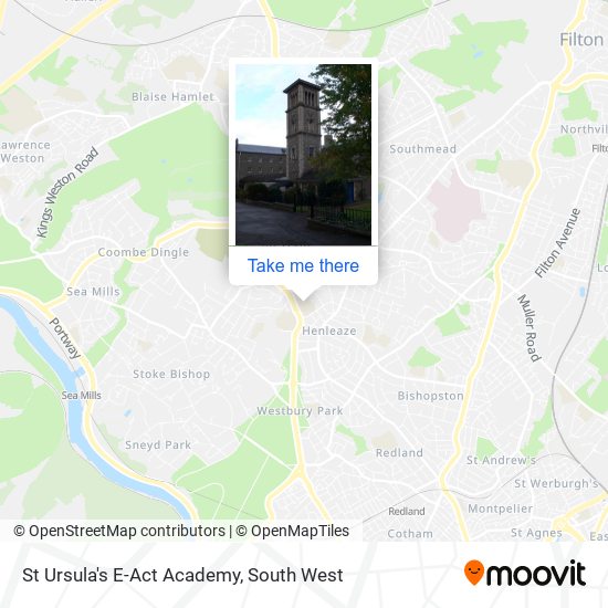 St Ursula's E-Act Academy map
