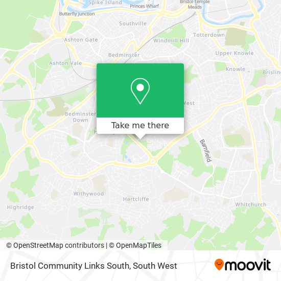 Bristol Community Links South map