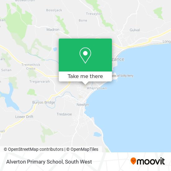 Alverton Primary School map