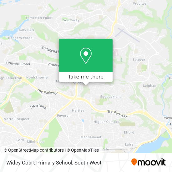 Widey Court Primary School map