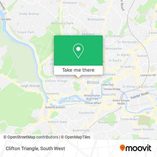 Clifton Triangle map