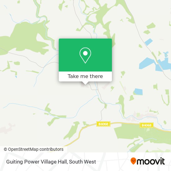 Guiting Power Village Hall map