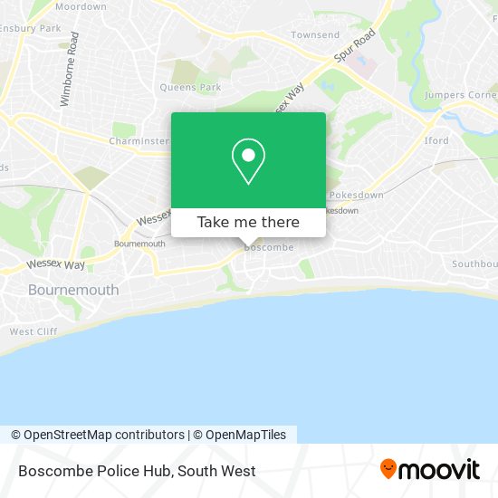 Boscombe Police Hub map