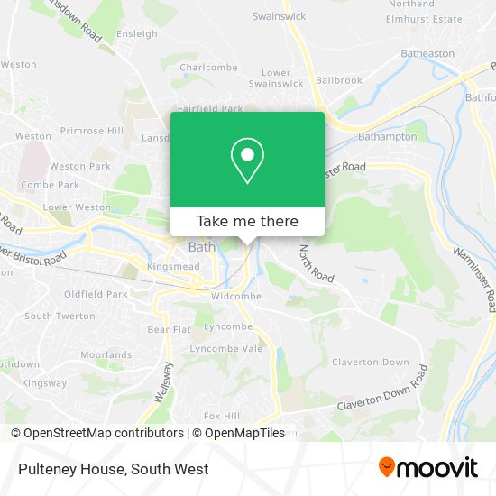 Pulteney House map