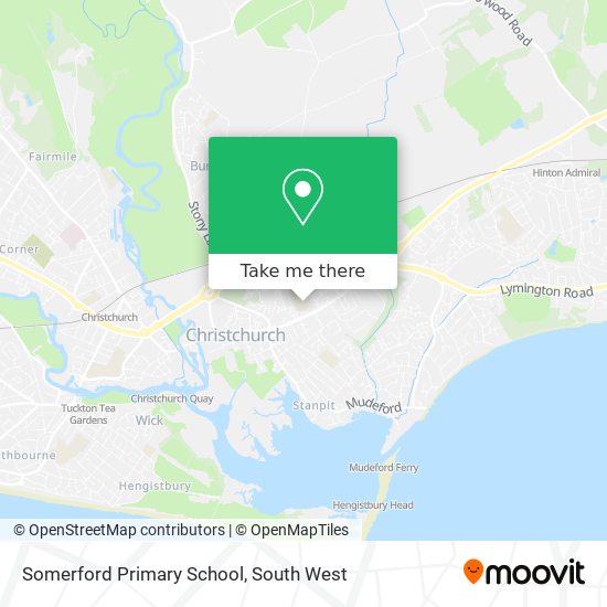 Somerford Primary School map