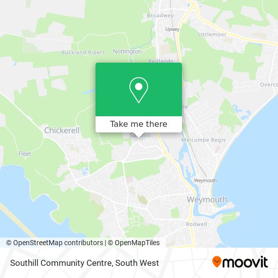 Southill Community Centre map