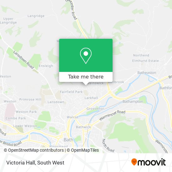 Victoria Hall map
