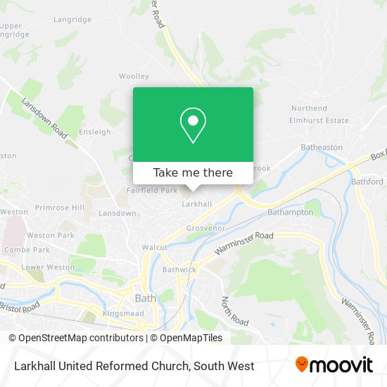 Larkhall United Reformed Church map