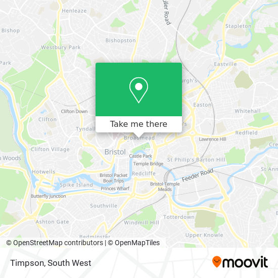 Timpson map