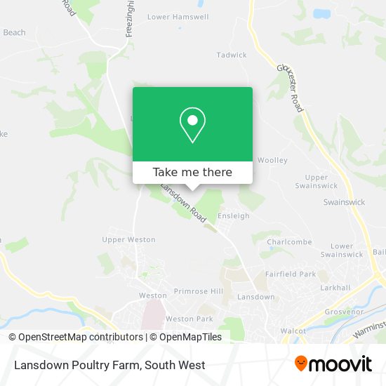 Lansdown Poultry Farm map