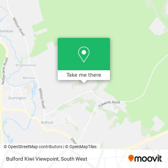 Bulford Kiwi Viewpoint map