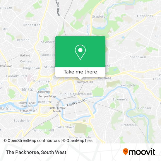 The Packhorse map