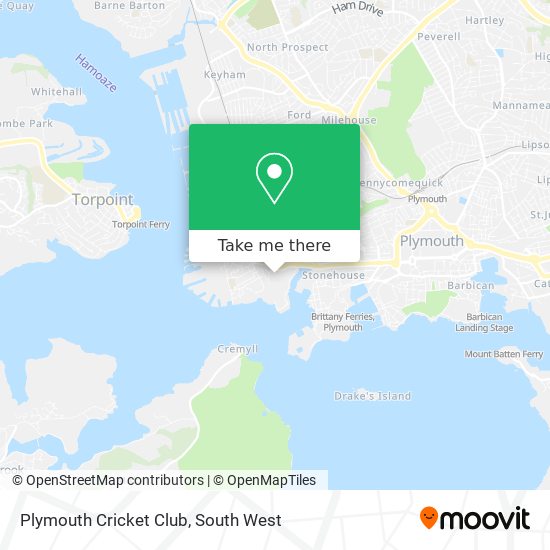Plymouth Cricket Club map