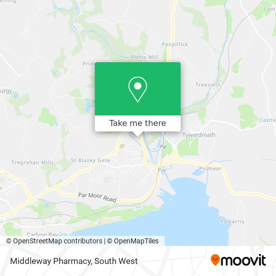 Middleway Pharmacy map
