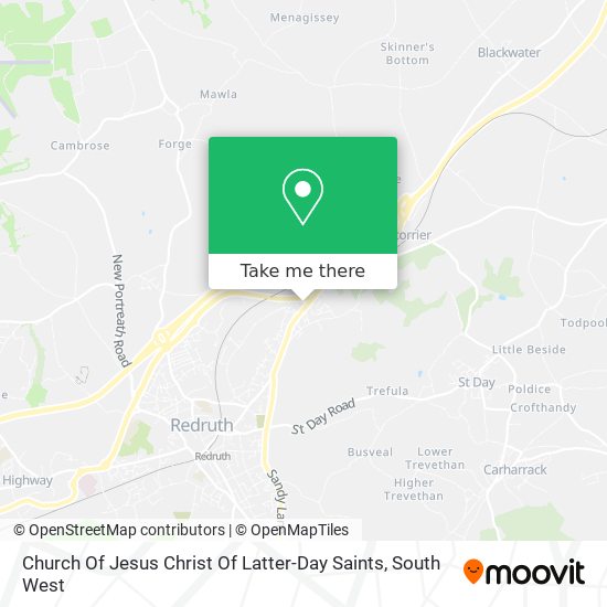 Church Of Jesus Christ Of Latter-Day Saints map