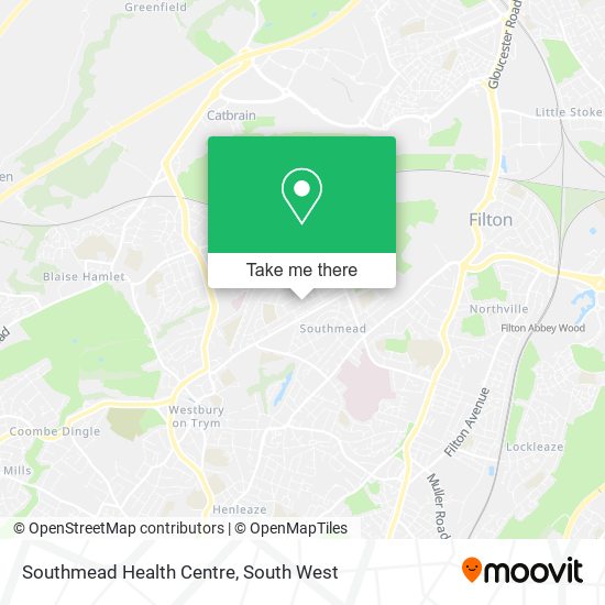 Southmead Health Centre map