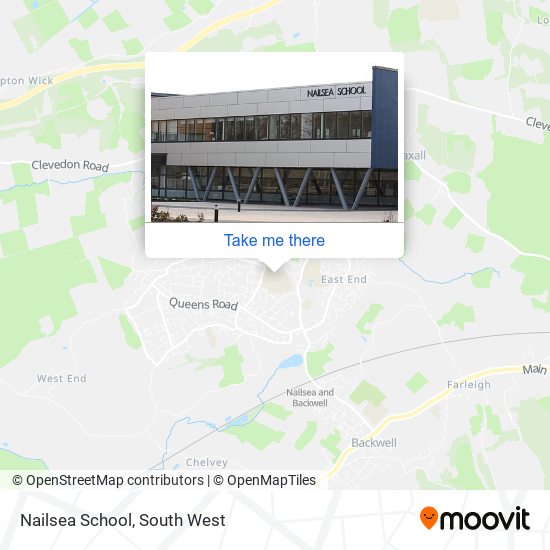 Nailsea School map