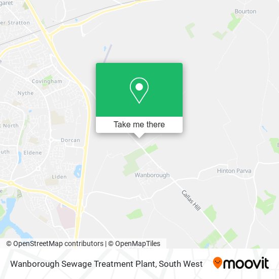 Wanborough Sewage Treatment Plant map