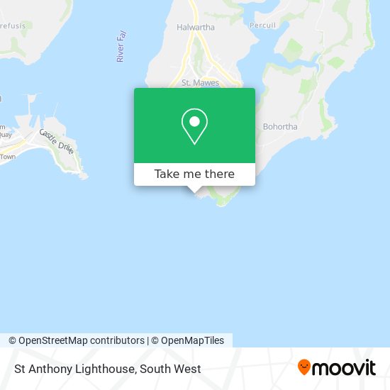 St Anthony Lighthouse map