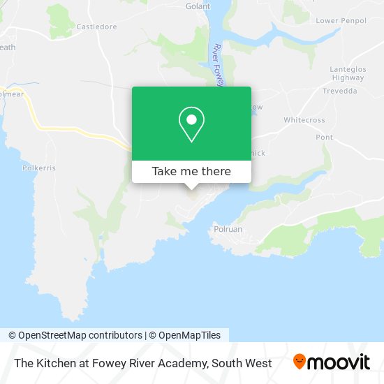 The Kitchen at Fowey River Academy map
