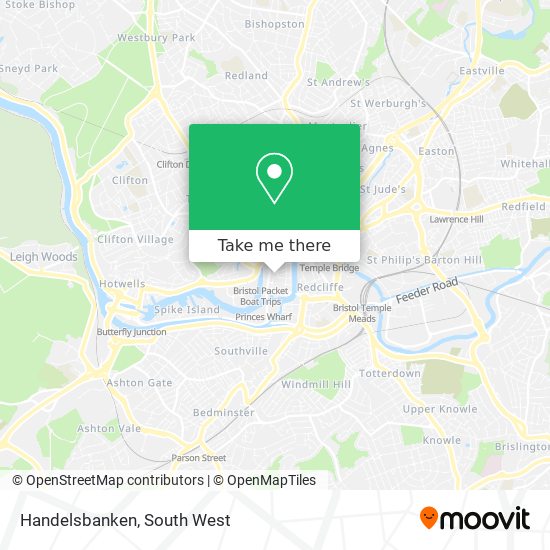 Handelsbanken map