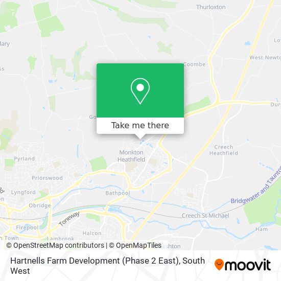 Hartnells Farm Development (Phase 2 East) map