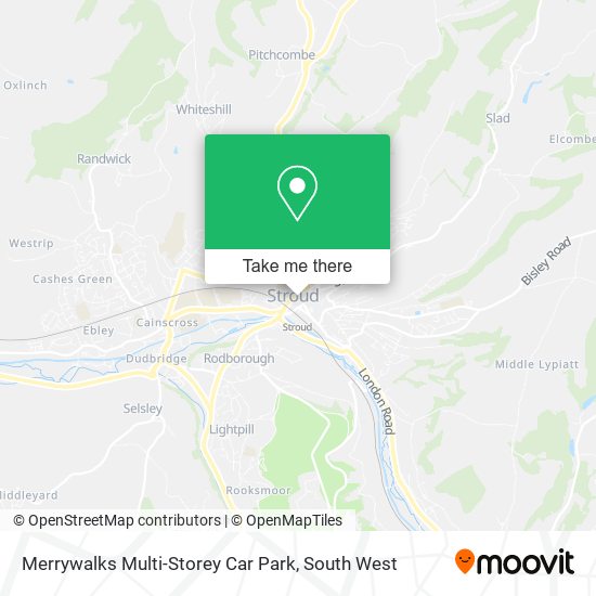 Merrywalks Multi-Storey Car Park map