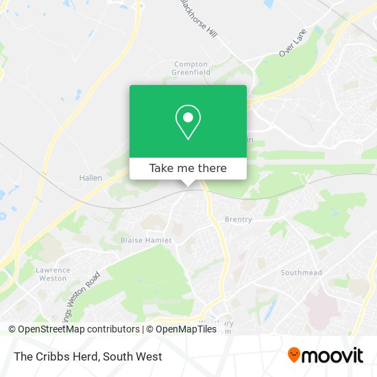 The Cribbs Herd map