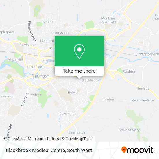 Blackbrook Medical Centre map