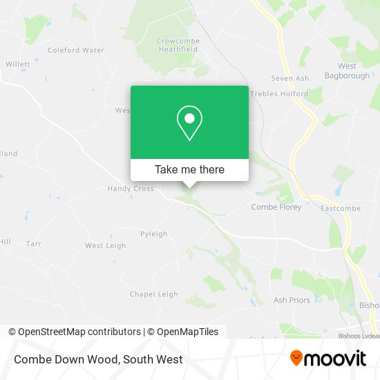 Combe Down Wood map