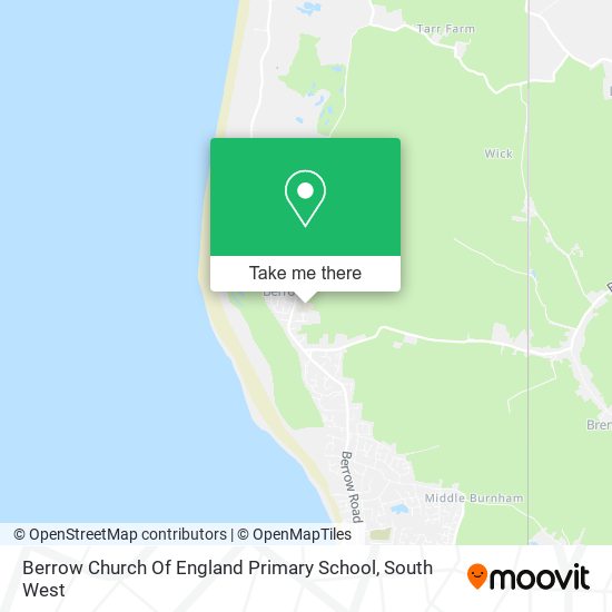Berrow Church Of England Primary School map