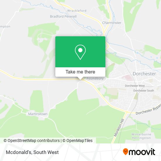 Mcdonald's map