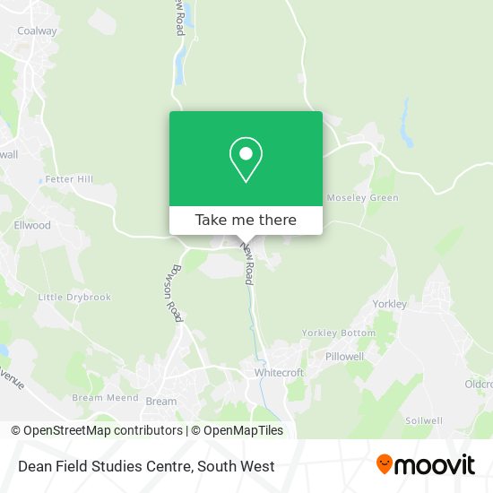 Dean Field Studies Centre map