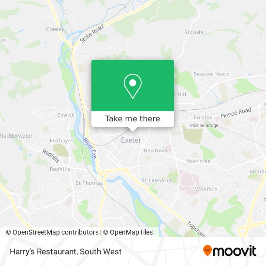 Harry's Restaurant map