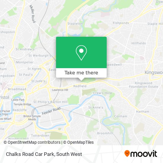 Chalks Road Car Park map