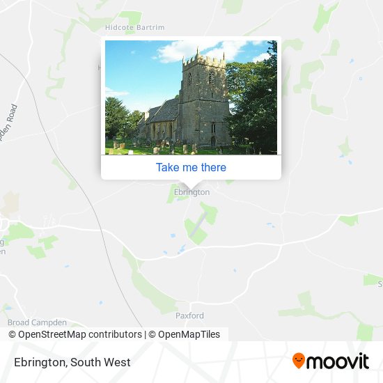 Ebrington map