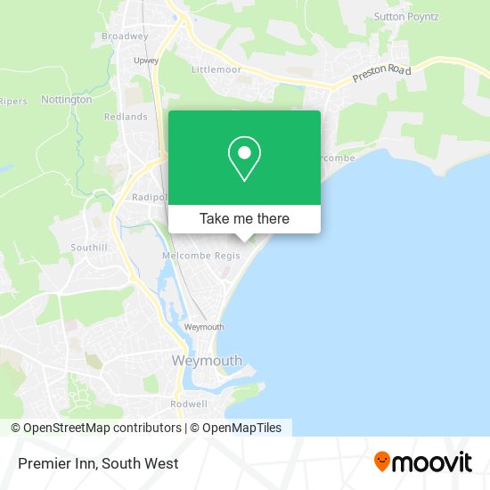 Premier Inn map