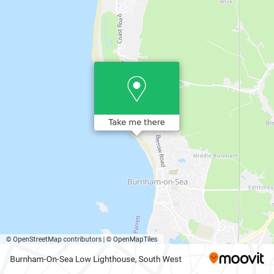 Burnham-On-Sea Low Lighthouse map