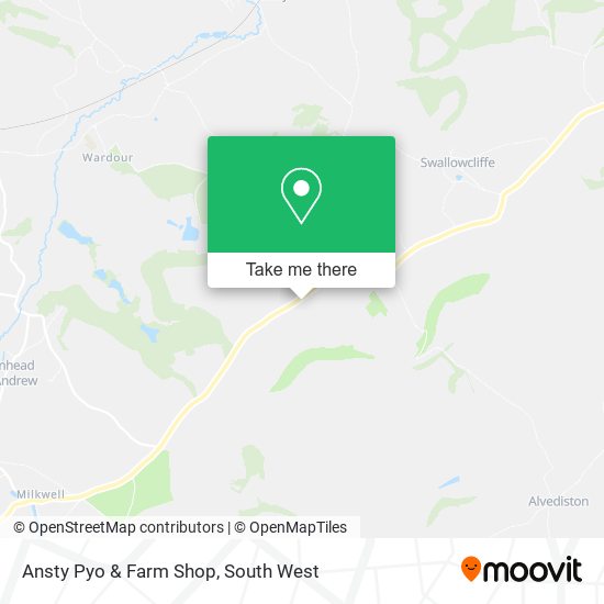 Ansty Pyo & Farm Shop map