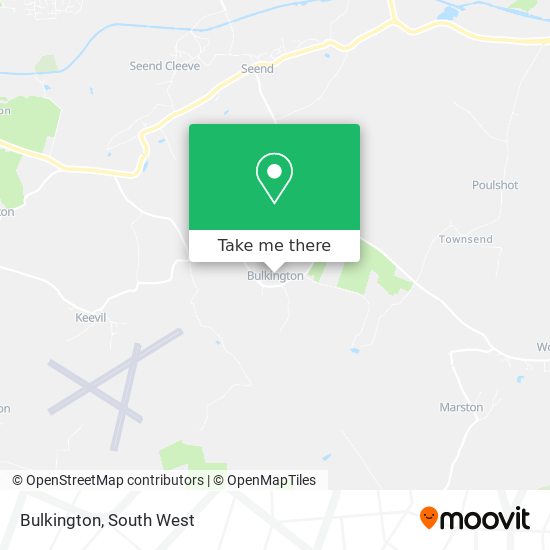 Bulkington map
