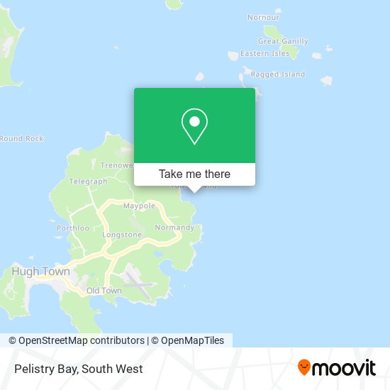 Pelistry Bay map