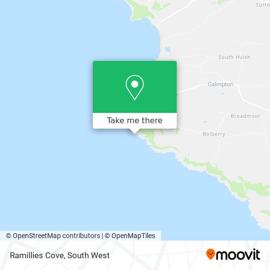 Ramillies Cove map