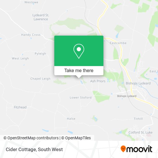 Cider Cottage map