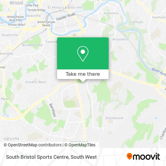 South Bristol Sports Centre map