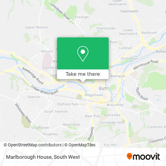 Marlborough House map