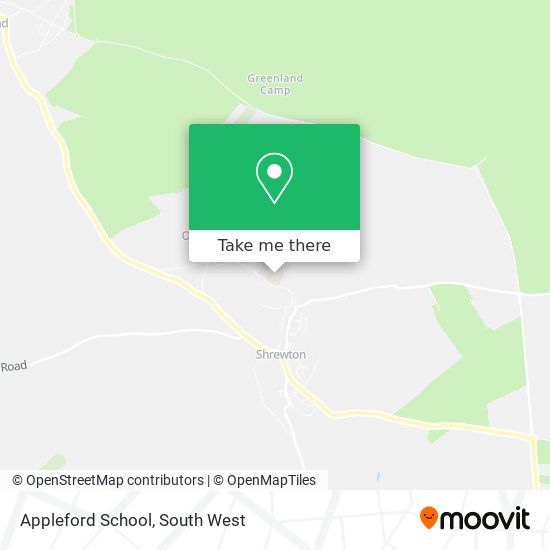 Appleford School map