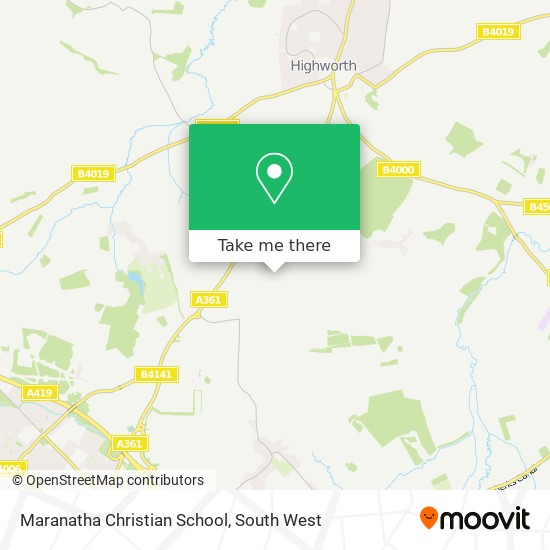 Maranatha Christian School map