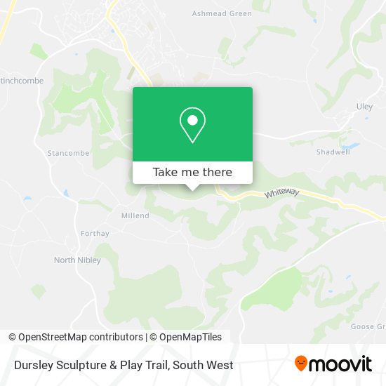 Dursley Sculpture & Play Trail map